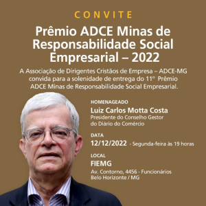 Prêmio ADCE Minas de Responsabilidade Social Empresarial 2022
