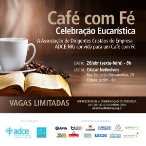 Participe do Café com Fé de Abril! ☕