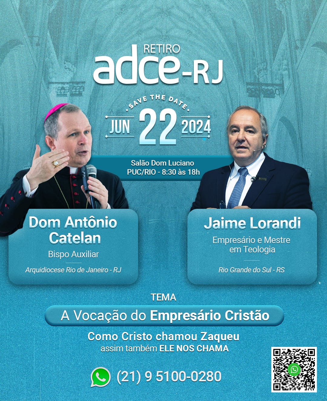 Venha participar do Retiro ADCE, que acontecerá no Rio de Janeiro!